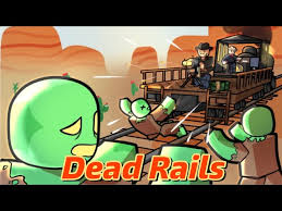 A screenshot of intense zombie shooting action in Dead Rails